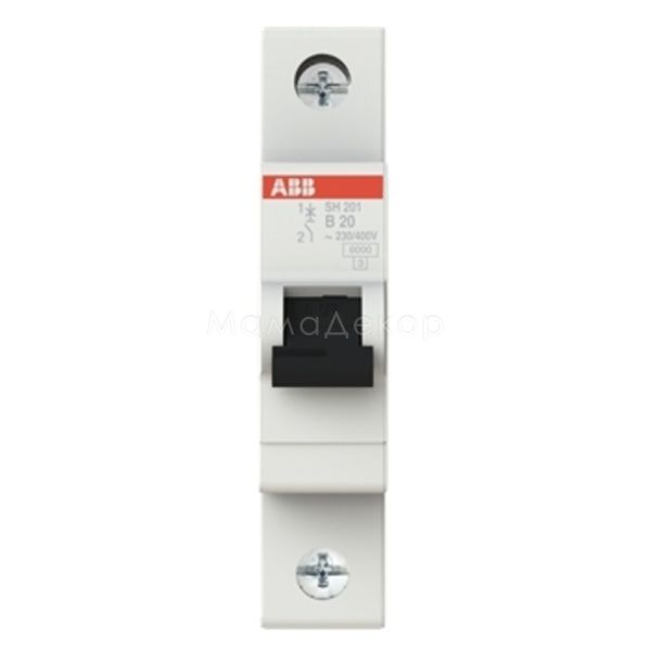Автоматичний вимикач ABB 2CDS211001R0205 SH200 SH201-B20