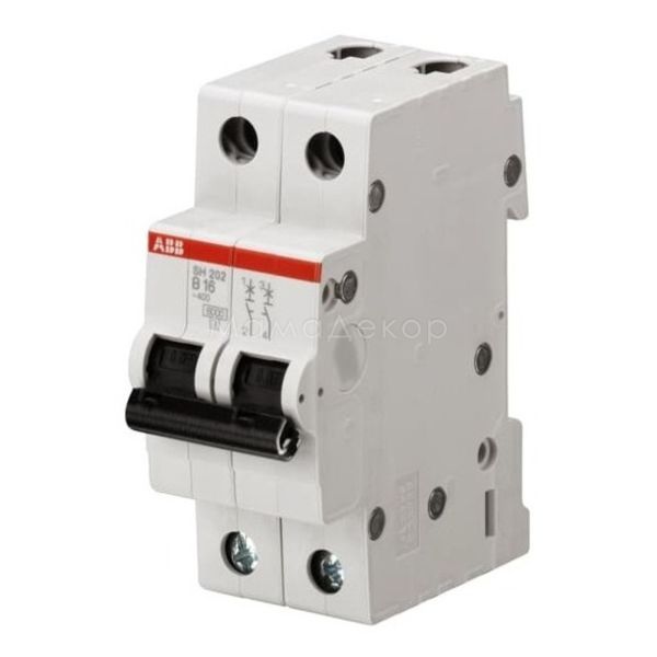 Автоматичний вимикач ABB 2CDS212001R0165 SH200 SH202-B16