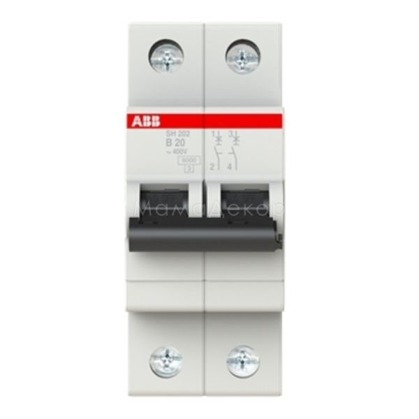 Автоматичний вимикач ABB 2CDS212001R0205 SH200 SH202-B20