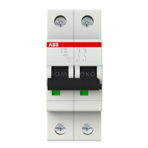 Автоматичний вимикач ABB 2CDS252001R0404 S200 S202-C40