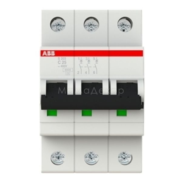 Автоматический выключатель ABB 2CDS253001R0254 S200 S203-C25