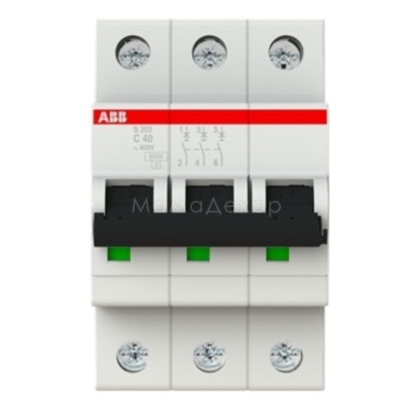Автоматичний вимикач ABB 2CDS253001R0404 S200 S203-C40