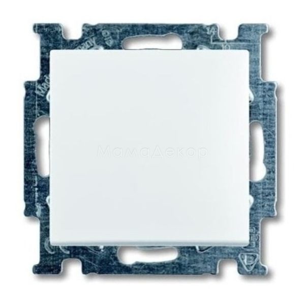 Перемикач прохідний 1-клавішний ABB 2CKA001012A2142 Basic55 2006/6 UC-94-507