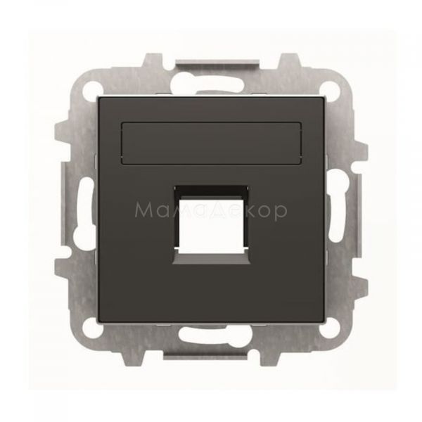 Лицьова панель розетки RJ45 ABB 2CLA851810A1501 Sky 8518.1 NS