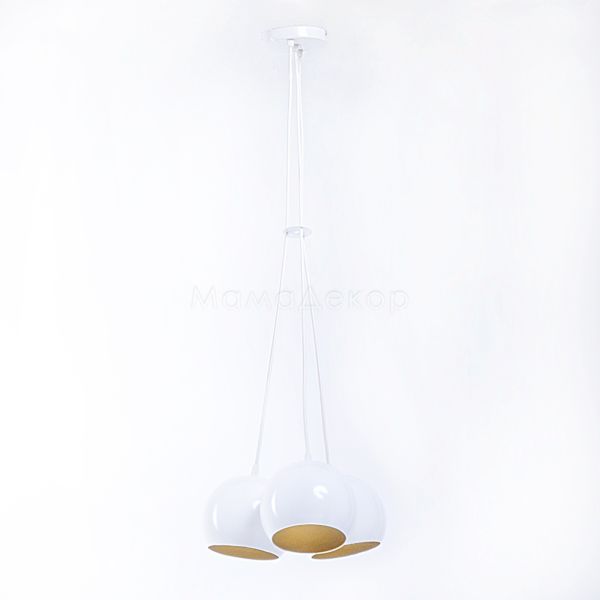 Подвесной светильник Atmolight 1311223 Bowl C150-3 WhiteG/Gold
