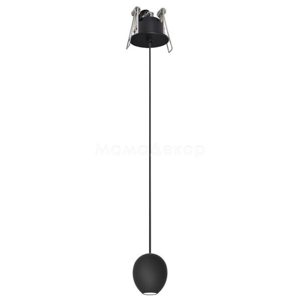 Підвісний світильник Azzardo AZ3096 Ovum 1 pendant downlight (black)