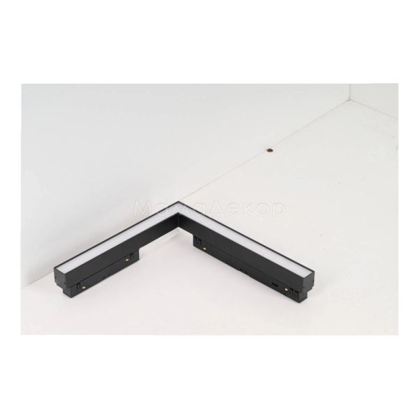 Магнитный трековый светильник Azzardo AZ5497 Alfa Saga II Track Magnetic Corner A 25W 4000K BK