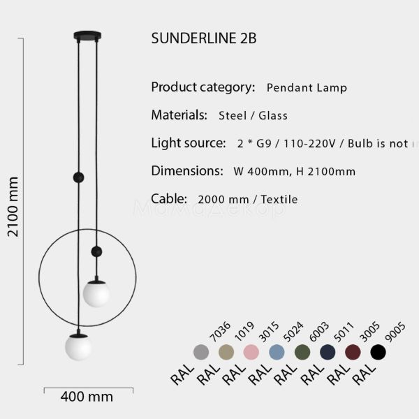Зображення з інформацією про товар Babich SUNDERLINE 2B RAL9005