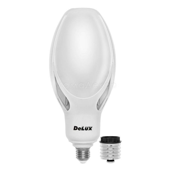 Лампа світлодіодна Delux 90011622 потужністю 80W з серії Olive. Типорозмір — ED17 з цоколем E27, температура кольору — 6000K