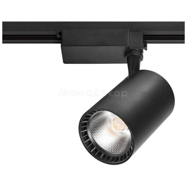 Трековый светильник Delux 90015875 TL07, цвет плафона — Прозрачный, цвет основания — Черный