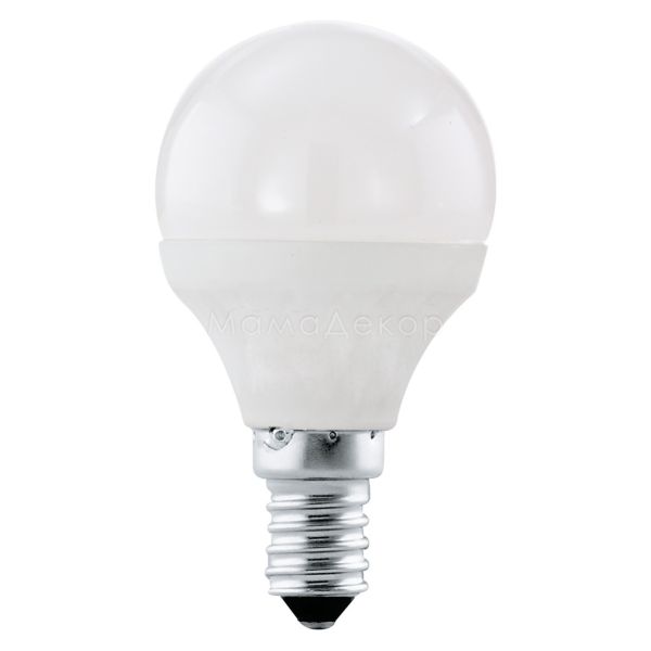 Лампа світлодіодна Eglo 10759 потужністю 4W. Типорозмір — P45 з цоколем E14, температура кольору — 4000K
