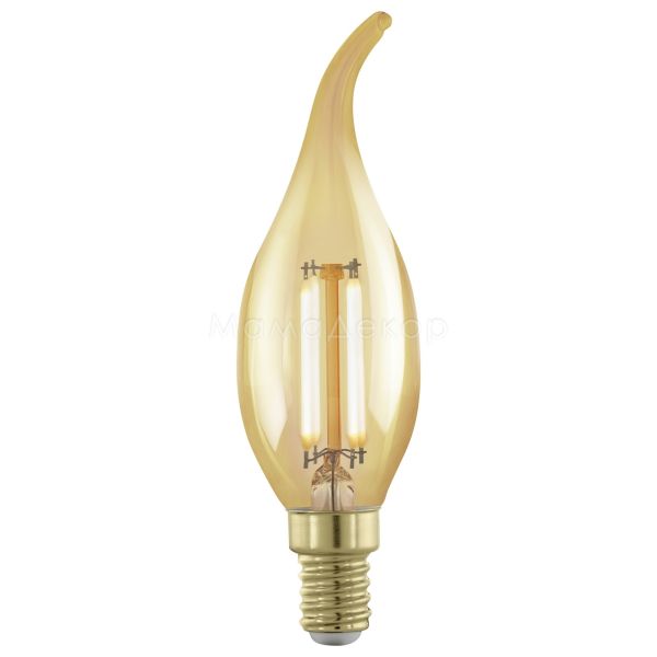 Лампа светодиодная Eglo 110071 мощностью 4W. Типоразмер — CF35 с цоколем E14, температура цвета — 1700K