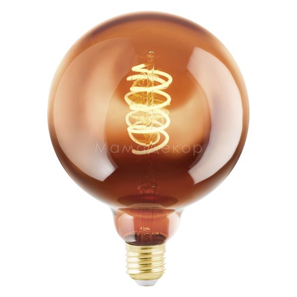 Лампа світлодіодна Eglo 110093 потужністю 4W. Типорозмір — G125 з цоколем E27, температура кольору — 2000K