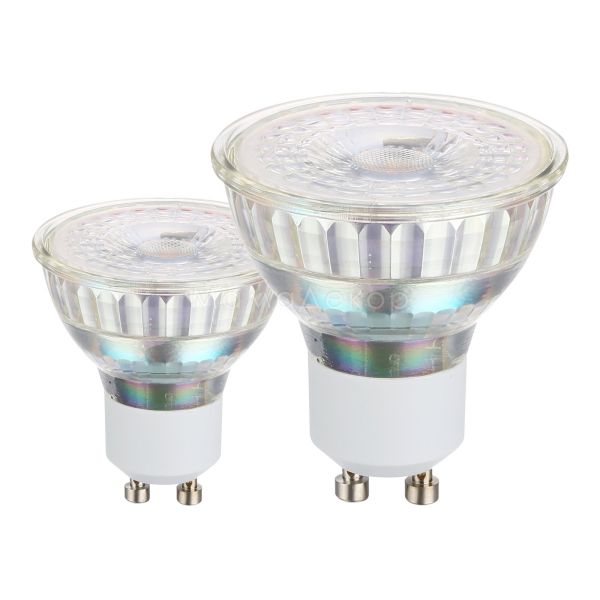 Лампа светодиодная Eglo 110146 мощностью 3W из серии LM LED GU10. Типоразмер — MR16 с цоколем GU10, температура цвета — 3000K. В наборе 2шт.
