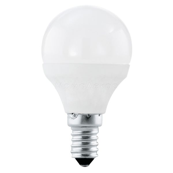 Лампа светодиодная Eglo 11419 мощностью 4W. Типоразмер — P45 с цоколем E14, температура цвета — 3000K