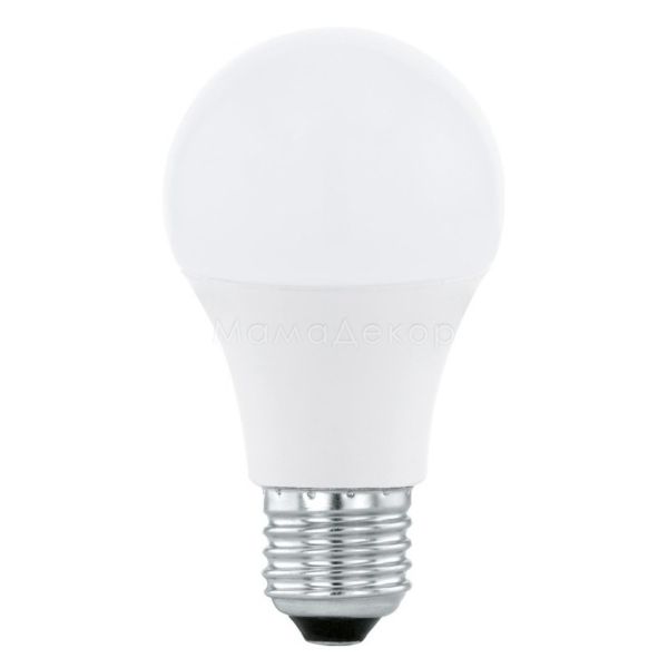 Лампа світлодіодна Eglo 11476 потужністю 5.5W. Типорозмір — A60 з цоколем E27, температура кольору — 3000K