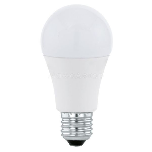 Лампа світлодіодна Eglo 11477 потужністю 10W. Типорозмір — A60 з цоколем E27, температура кольору — 3000K