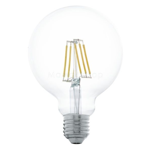Лампа світлодіодна Eglo 11503 потужністю 6W. Типорозмір — G95 з цоколем E27, температура кольору — 2700K