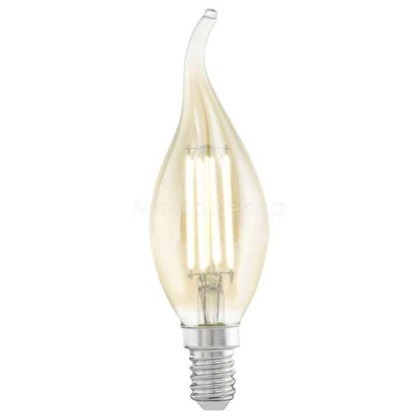 Лампа светодиодная Eglo 11559 мощностью 4W. Типоразмер — CF37 с цоколем E14, температура цвета — 2200K
