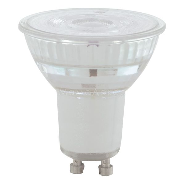 Лампа светодиодная Eglo 11575 мощностью 5.2W. Типоразмер — MR16 с цоколем GU10, температура цвета — 3000K