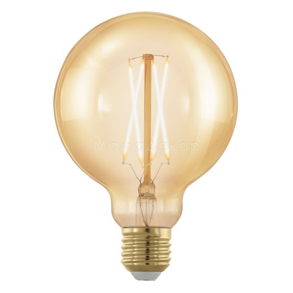 Лампа світлодіодна Eglo 11693 потужністю 4W. Типорозмір — G95 з цоколем E27, температура кольору — 1700K