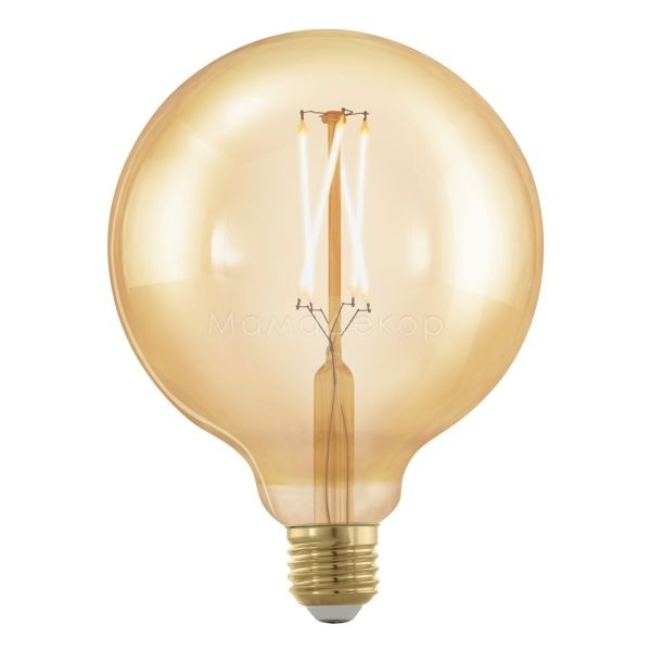 Лампа світлодіодна Eglo 11694 потужністю 4W. Типорозмір — G125 з цоколем E27, температура кольору — 1700K