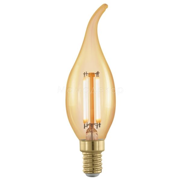 Лампа светодиодная Eglo 11699 мощностью 4W. Типоразмер — CF35 с цоколем E14, температура цвета — 1700K
