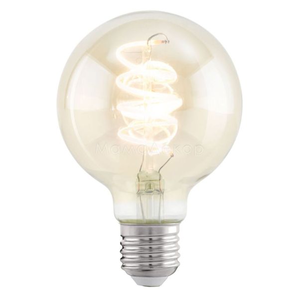 Лампа світлодіодна Eglo 11722 потужністю 4W. Типорозмір — G80 з цоколем E27, температура кольору — 2200