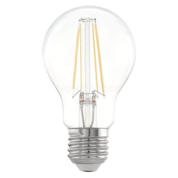 Лампа світлодіодна Eglo 11751 потужністю 6W. Типорозмір — A60 з цоколем E27, температура кольору — 2700K