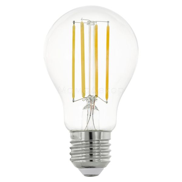 Лампа світлодіодна Eglo 11755 потужністю 8W. Типорозмір — A60 з цоколем E27, температура кольору — 2700K