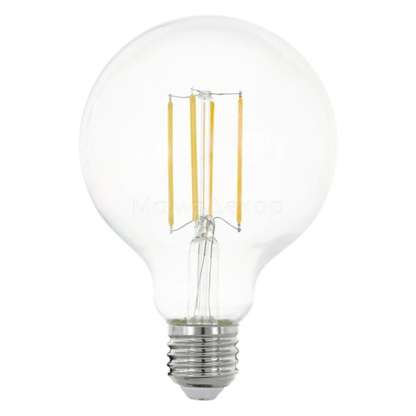 Лампа світлодіодна Eglo 11756 потужністю 8W. Типорозмір — G95 з цоколем E27, температура кольору — 2700K