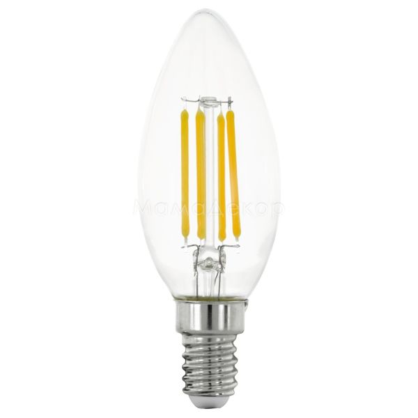 Лампа світлодіодна Eglo 11759 потужністю 4W. Типорозмір — C35 з цоколем E14, температура кольору — 2700K
