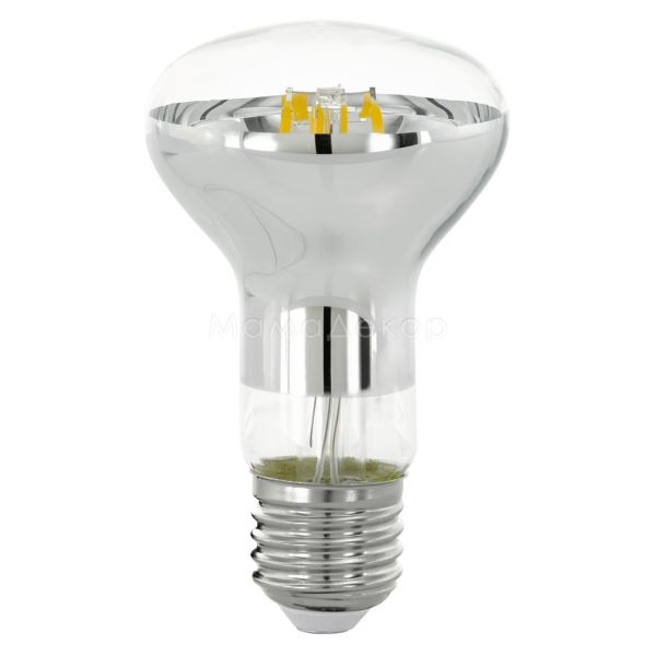 Лампа світлодіодна Eglo 11763 потужністю 6W. Типорозмір — R63 з цоколем E27, температура кольору — 2700K