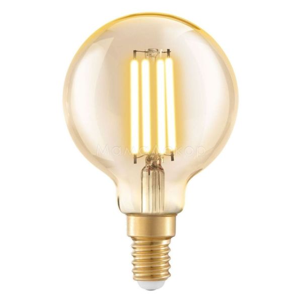 Лампа светодиодная Eglo 11782 мощностью 4W. Типоразмер — G60 с цоколем E14, температура цвета — 2200K