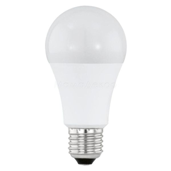 Лампа светодиодная Eglo 11847 мощностью 10W. Типоразмер — A60 с цоколем E27, температура цвета — 2700