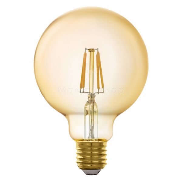 Лампа світлодіодна Eglo 11866 потужністю 5.5W. Типорозмір — G95 з цоколем E27, температура кольору — 2200K