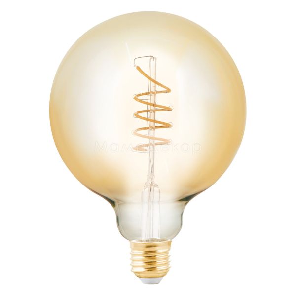 Лампа светодиодная Eglo 11878 мощностью 4W из серии Lm LED E27 - V1. Типоразмер — G125 с цоколем E27, температура цвета — 2200K