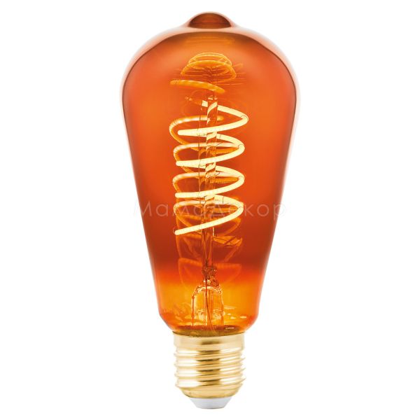 Лампа світлодіодна Eglo 11885 потужністю 4W з серії Lm LED E27 - V1. Типорозмір — ST64 з цоколем E27, температура кольору — 2200K