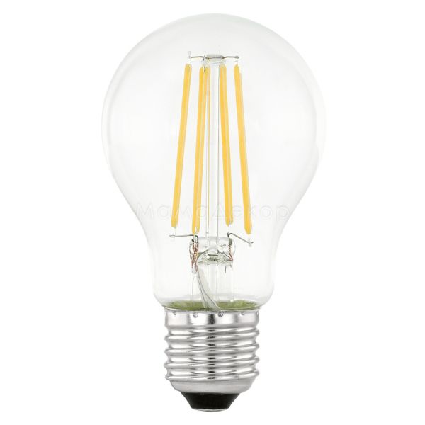 Лампа светодиодная Eglo 11886 мощностью 6W из серии Lm LED E27 - V1. Типоразмер — A60 с цоколем E27, температура цвета — 3000K