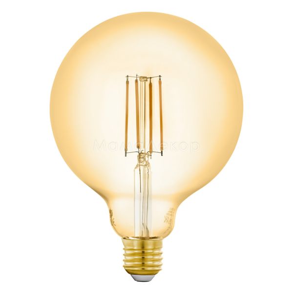 Лампа світлодіодна Eglo 12225 потужністю 6W з серії Connect Z. Типорозмір — G125 з цоколем E27, температура кольору — 2200K