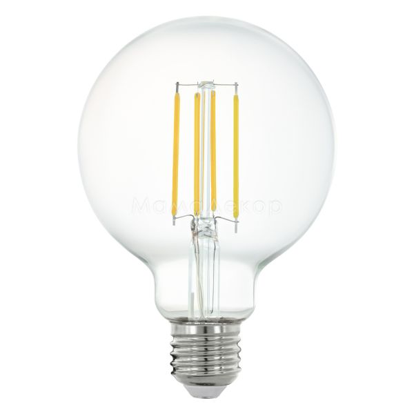 Лампа світлодіодна Eglo 12229 потужністю 6W з серії Connect Z. Типорозмір — G95 з цоколем E27, температура кольору — 2700K