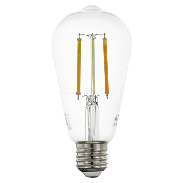 Лампа світлодіодна Eglo 12236 потужністю 6W з серії Connect Z. Типорозмір — ST64 з цоколем E27, температура кольору — 2200K-6500K
