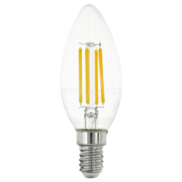 Лампа світлодіодна Eglo 12541 потужністю 6W. Типорозмір — C35 з цоколем E14, температура кольору — 2700K