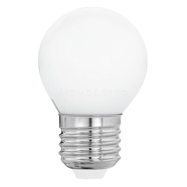 Лампа світлодіодна Eglo 12567 потужністю 4W. Типорозмір — G45 з цоколем E27, температура кольору — 4000K