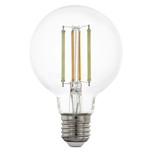 Лампа светодиодная Eglo 12575 мощностью 6W из серии LM LED E27 - V1. Типоразмер — G80 с цоколем E27, температура цвета — 2200K-6500K