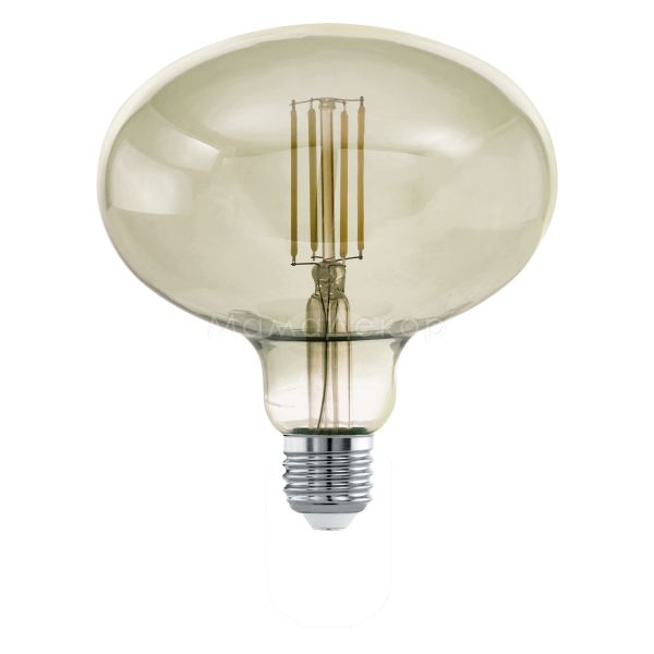Лампа светодиодная Eglo 12599 мощностью 4W из серии Lm LED E27 - V1. Типоразмер — R140 с цоколем E27, температура цвета — 3000K