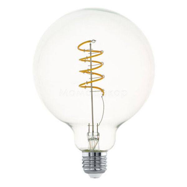 Лампа світлодіодна Eglo 12697 потужністю 4W. Типорозмір — G125 з цоколем E27, температура кольору — 2700K