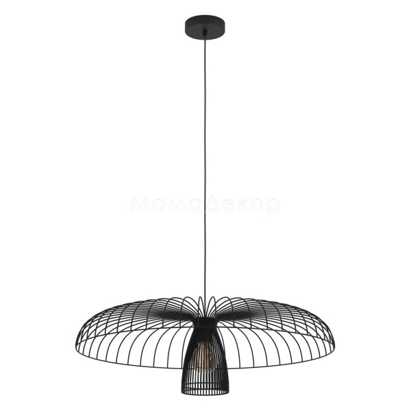 Підвісний світильник Eglo 390216 CHAMPERICO Lampa wisząca druciana 77 cm czarna