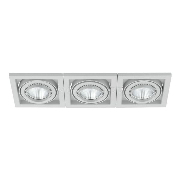 Точковий світильник Eglo 61222 Recessed LED-spot Square 110 3-Fold