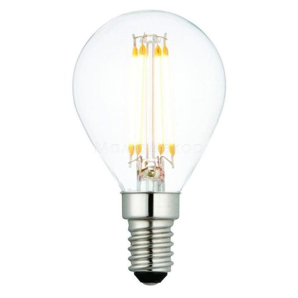 Лампа светодиодная  диммируемая Endon 76797 мощностью 4W из серии E14 LED filament golf с цоколем E14, температура цвета — 2700K